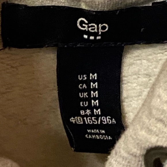 GAP zip up hoodie size medium - Picture 3 of 4